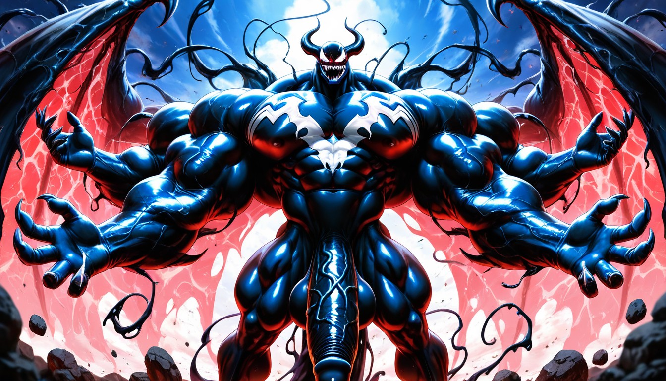 Symbiote, Oversize Muscle, God Physique AI Gay Porn