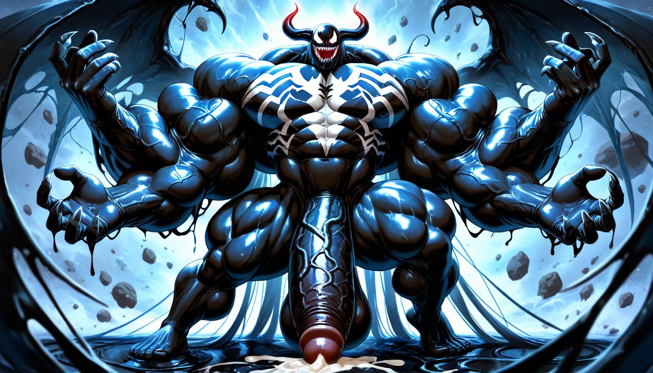 Big Muscles, Four Arms, Masculine AI Gay Porn