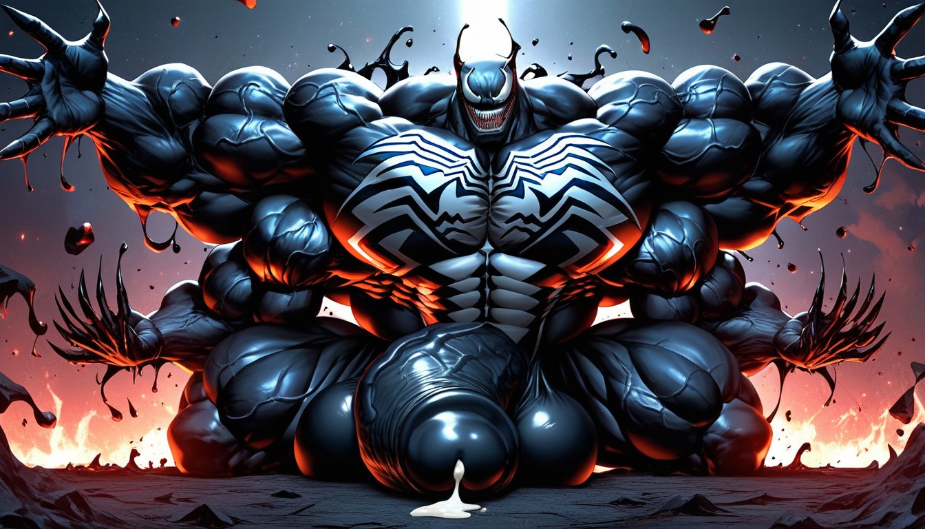 Penis Bigger Then Leg, Cock Bigger Than Leg, Venom Symbiote AI Gay Porn