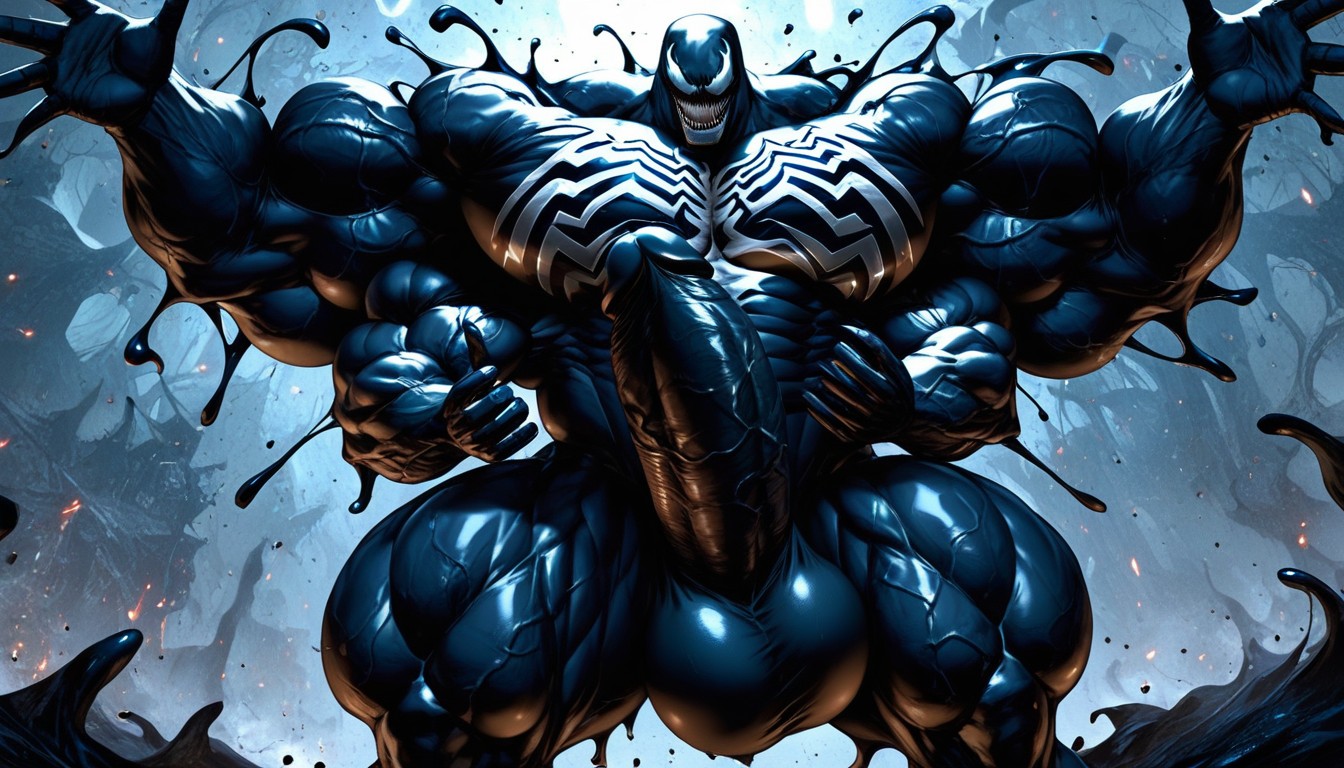 Oversized Muscles, Massive Cock, Testicles AI Gay Porn