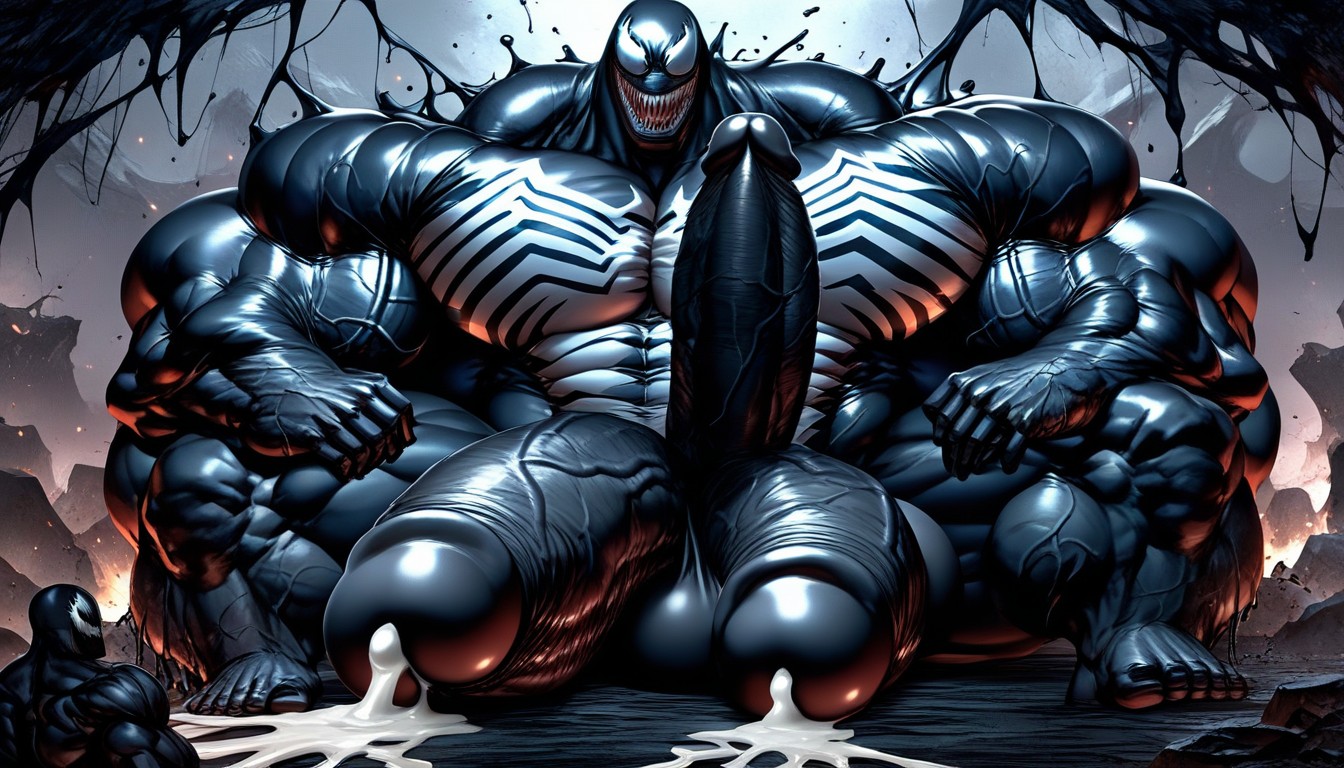 Big Muscles, Penis Bigger Then Body, Gigantic Muscles AI Gay Porn