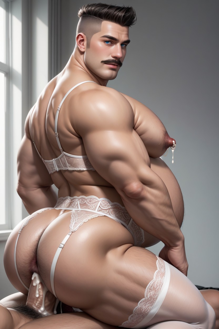 Rear View, Gay, Only Men AI Gay Porn