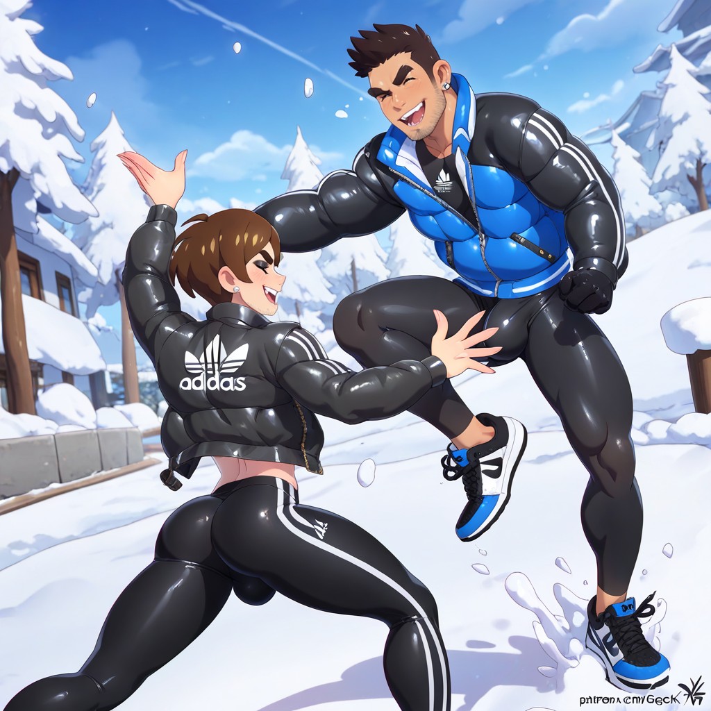Manly, +, Jacket AI Gay Porn