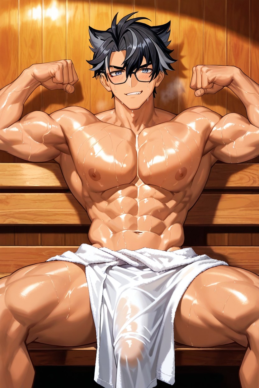 One Person Only, Alone, Wriothesley From Genshin Impact Porno gay IA