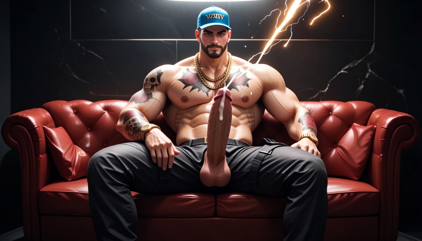 Horny, Black Walls, Private Room AI Gay Porn