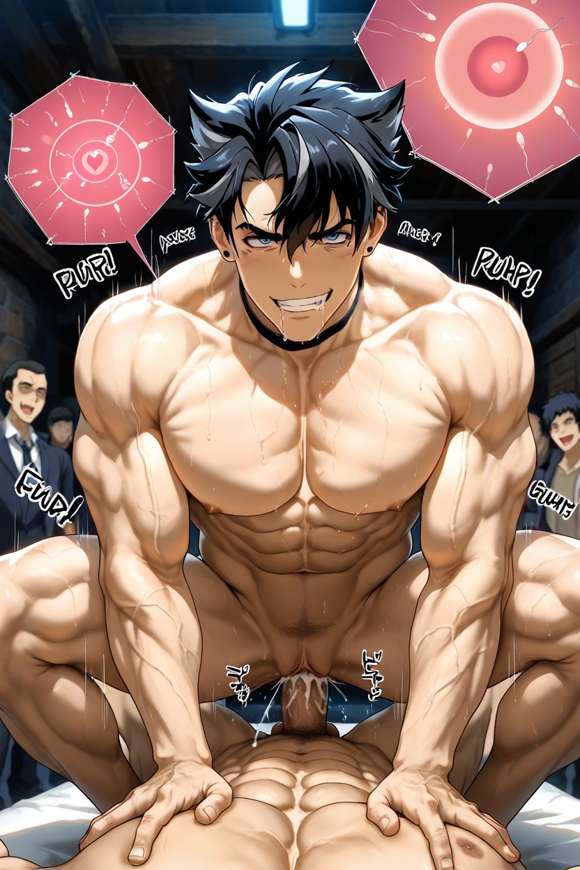 Muscular Arms, Impregnate, Being Fucked AI Gay Porn