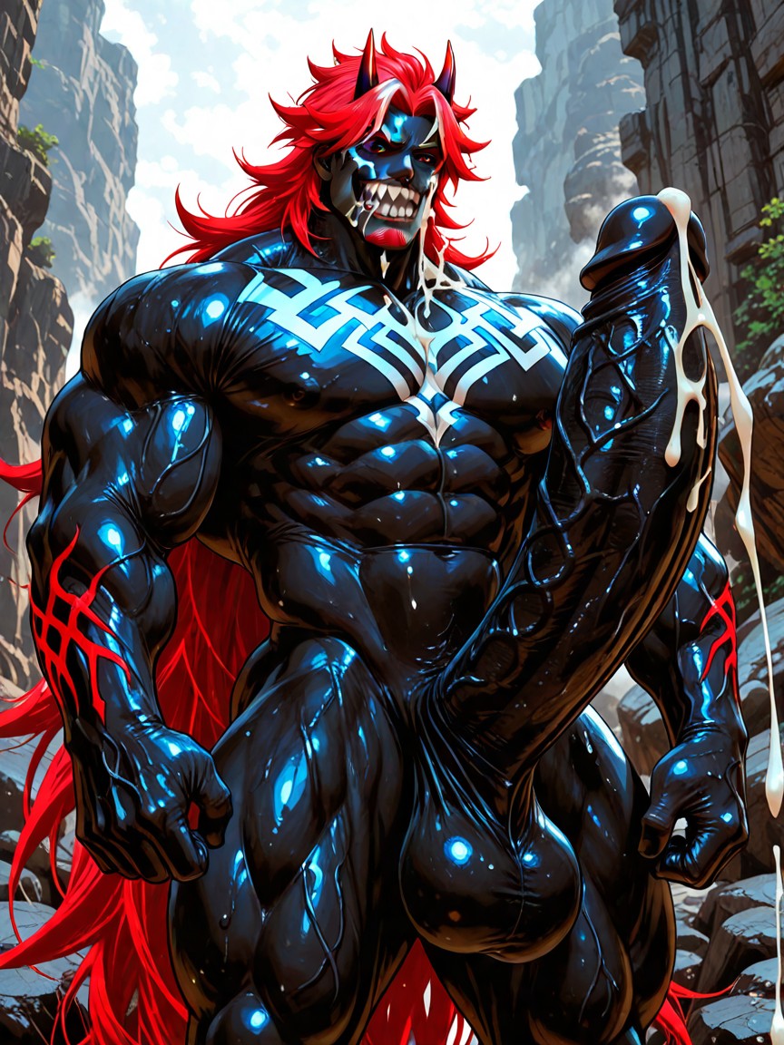 Gigantic Muscles, Erect Up Penis, Gigantic Long Penis Porno gay IA