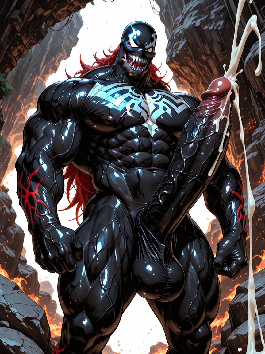 Hyper-muscular, Penis Thicker Than Body, Hyper Macro AI Gay Porn