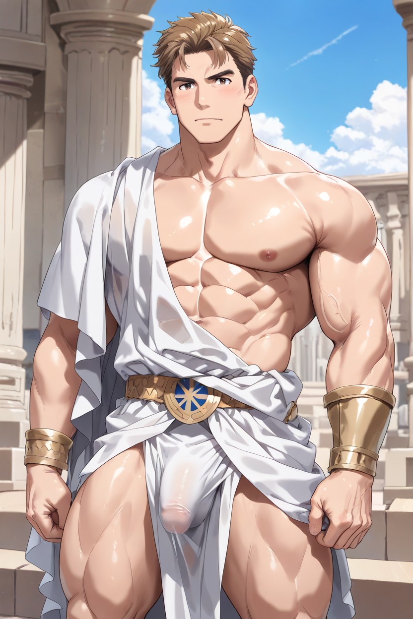 Mens, Thick Neck, 18+ AI Gay Porn