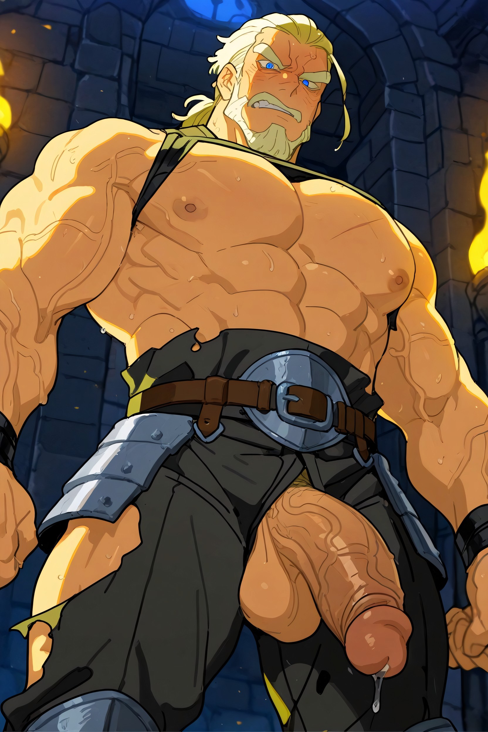 Solo, Exposed Torso, Fallen To The Ground Porno IA Gay