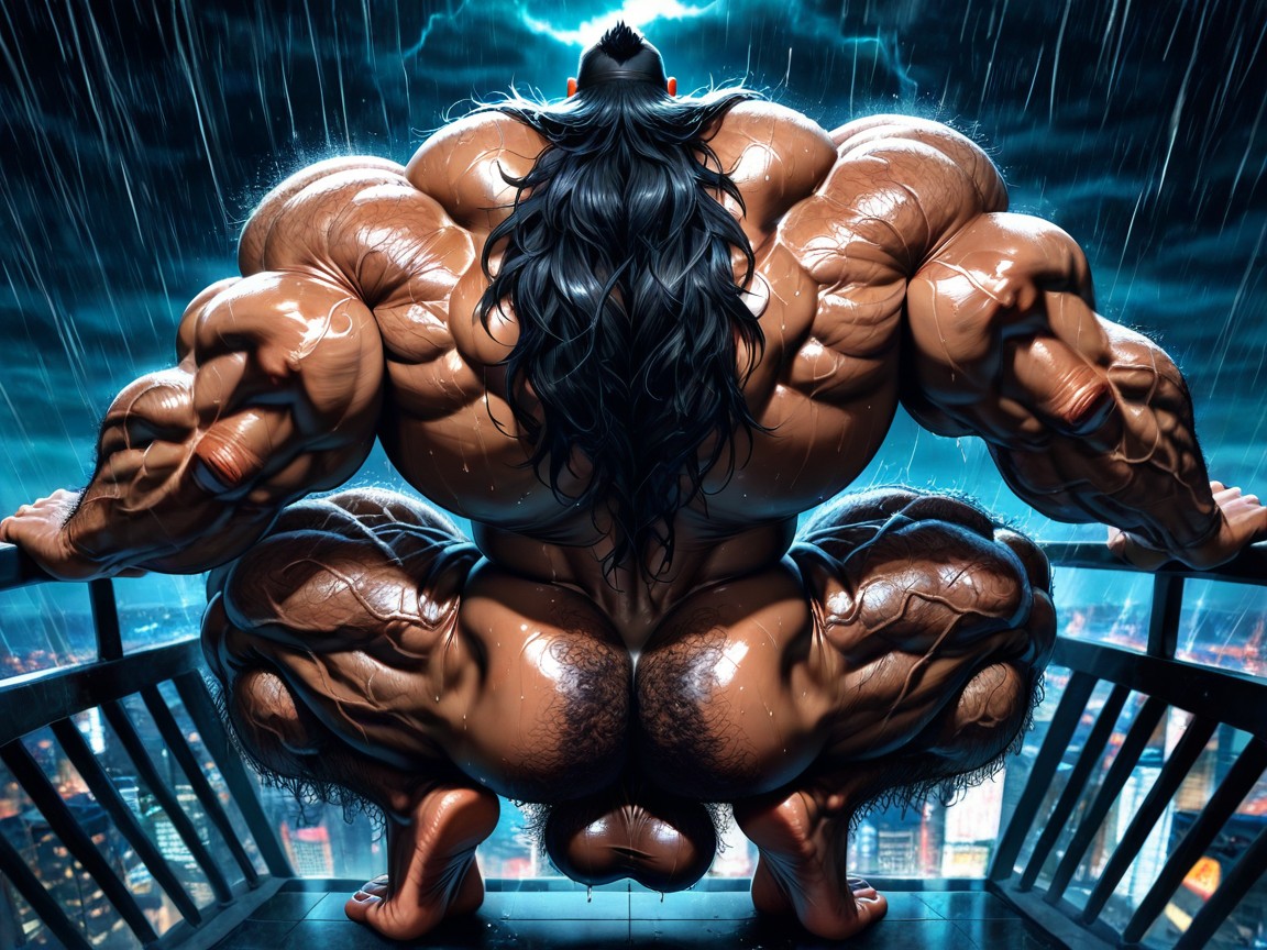 Hyper Balls, Face Visible, High Definition AI Gay Porn