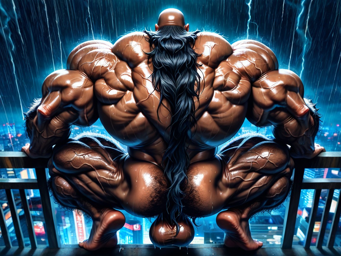 Huge Beard, Naked, Handsome Huge Mighty Daddy Porno gay IA