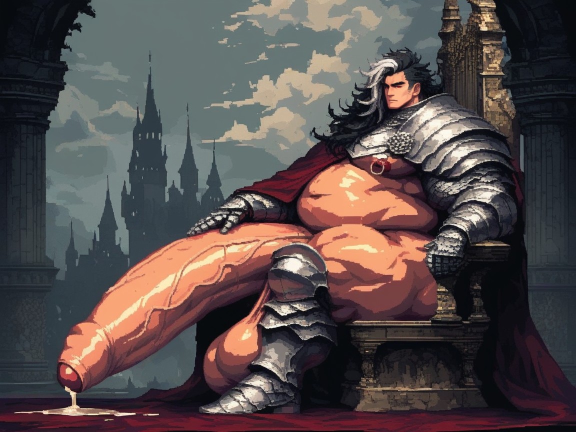Huge Bulky Muscles, Large Bulky Pecs, Thick Thighs AI Gay Porn
