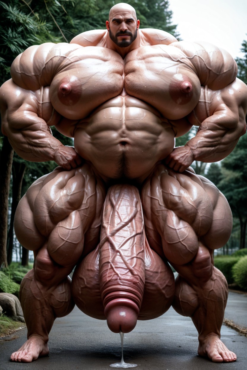 Male Hormone Pumped Gay, Insane Muscle Size, Male Hormone Overdosed Muscles AI Gay Porn