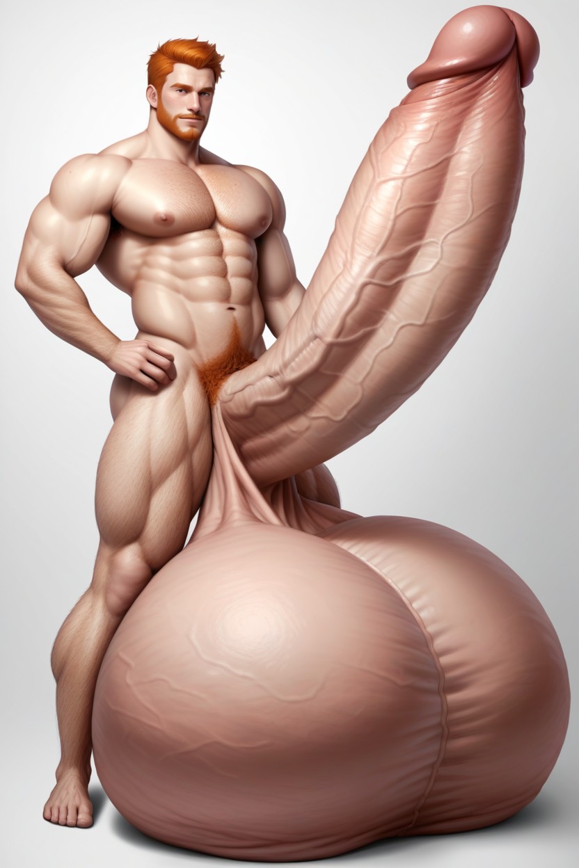 Ginger Chest Hair, Ball Growth, Massive Oversized Hyper Cock Porno gay IA