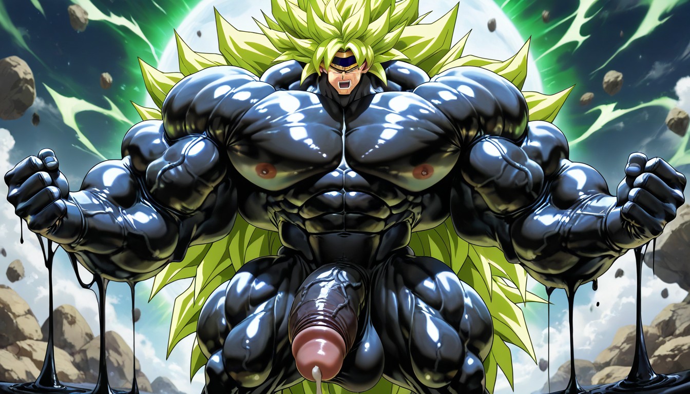 Penis Bigger Then Leg, Broly The Legendary Super Saiyan, Naked AI Gay Porn