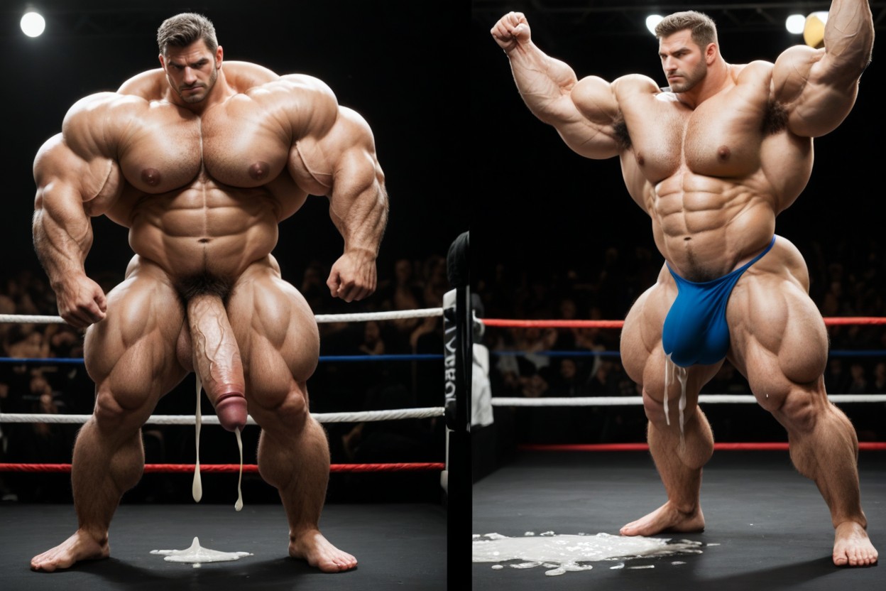 Hairy Body, Penis Does Not Poke Out Of Thong, Flex AI Gay Porn