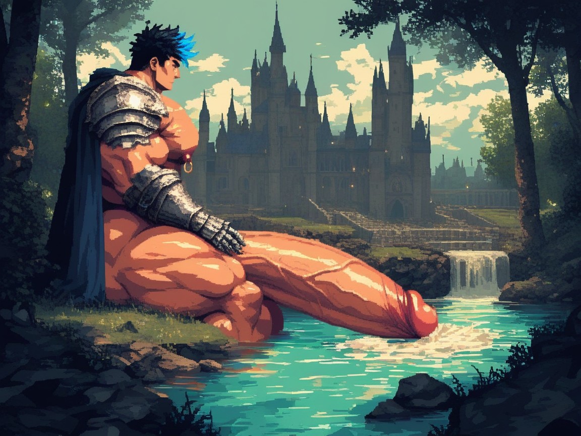 Naked, Lake, Naked AI Gay Porn