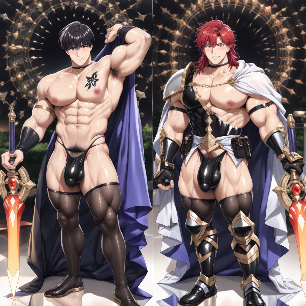 Moody Fantasy Background, 25+, Medium Ass AI Gay Porn