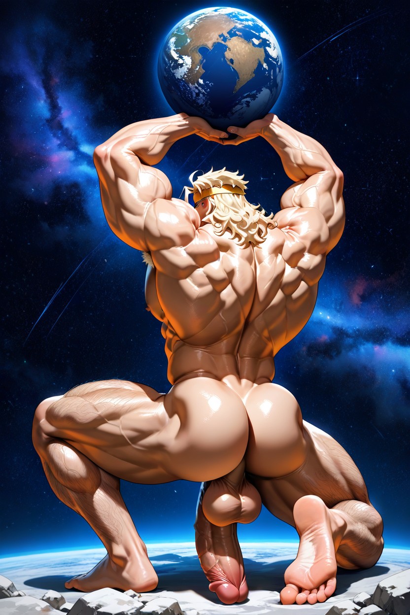 Lanky, Grande, Solo Porno gay IA
