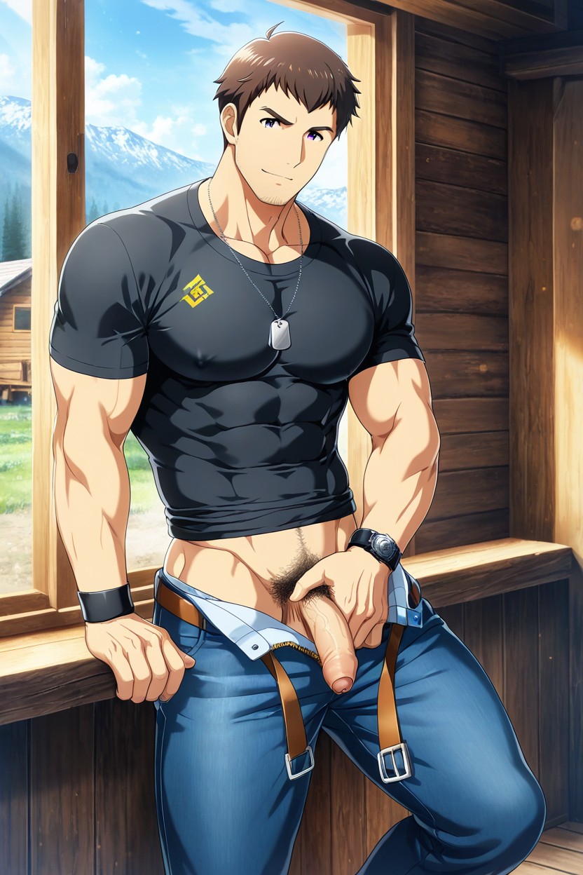 Wind In Hair, Fit, Shingen Seiji From Idolmaster Side-m AI Gay Porn
