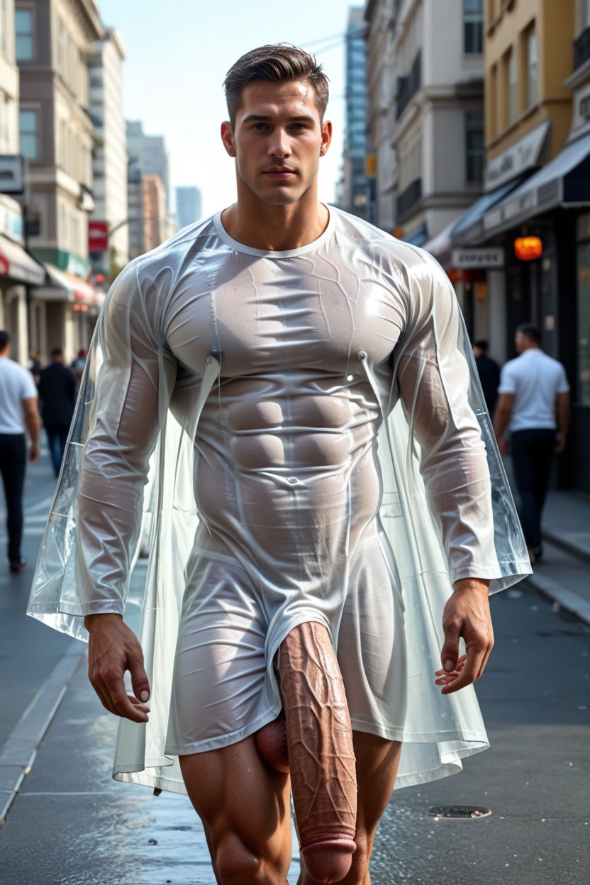 Dynamic Pose, Defined Biceps, No Female Porno gay IA