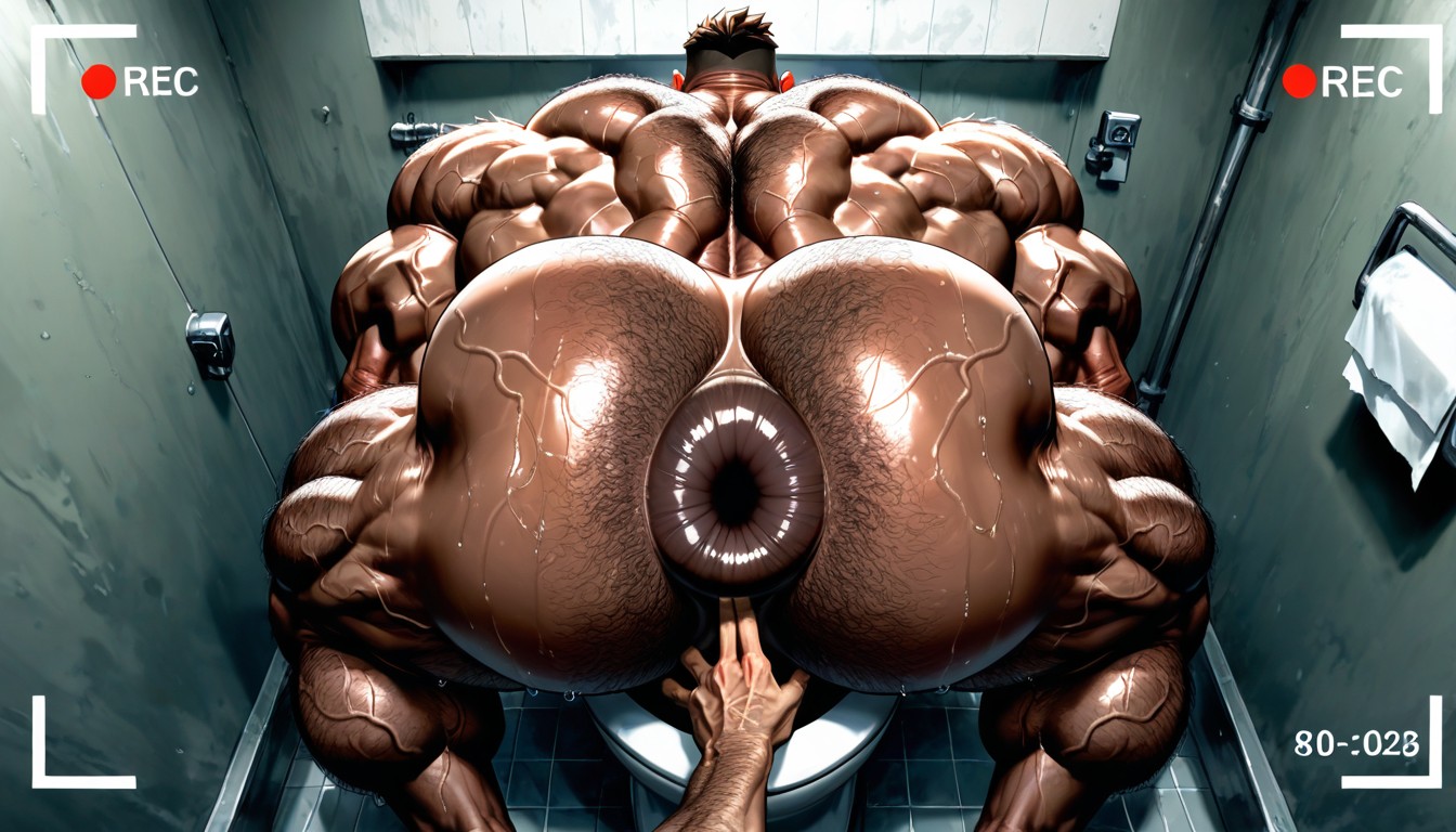 Steel Rings, High Definition, Hairy Shoulders AI Gay Porn
