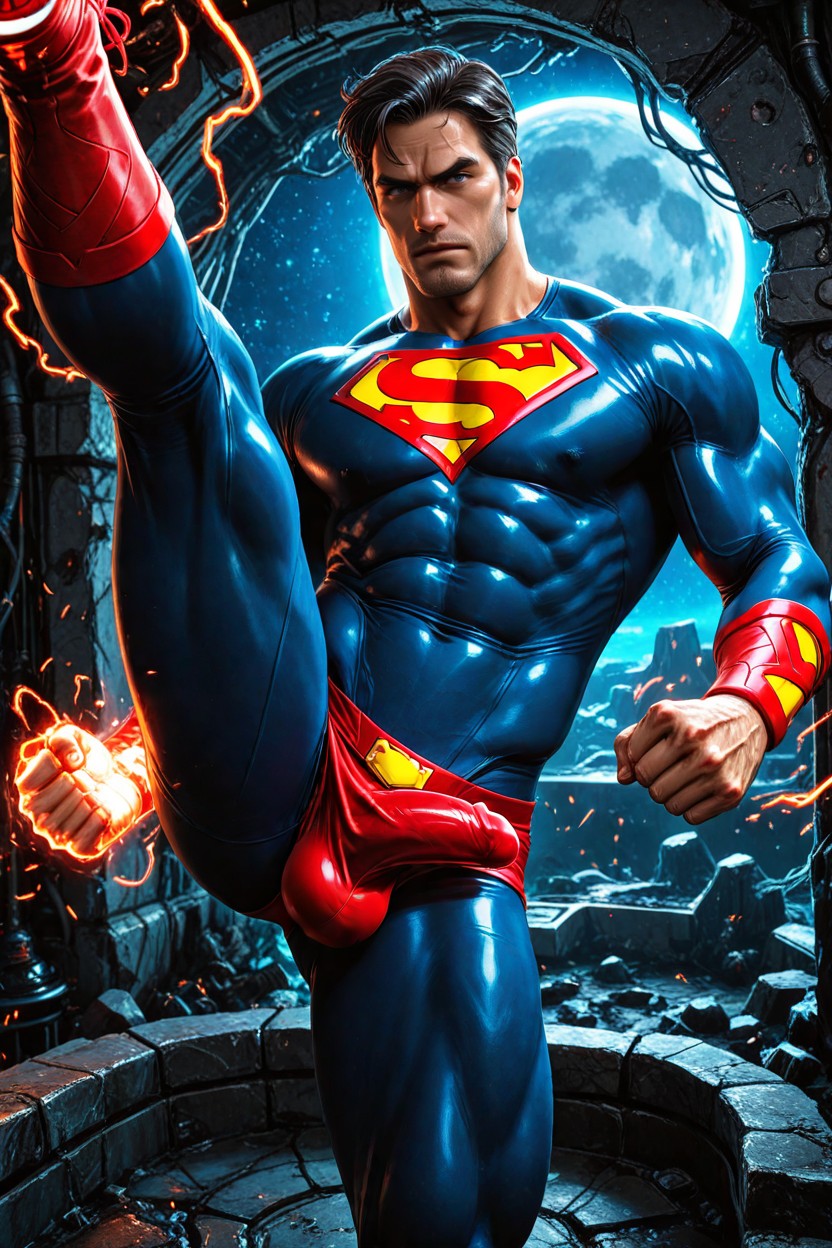 Toned Body, Professional Artwork, Gigantic AI Gay Porn