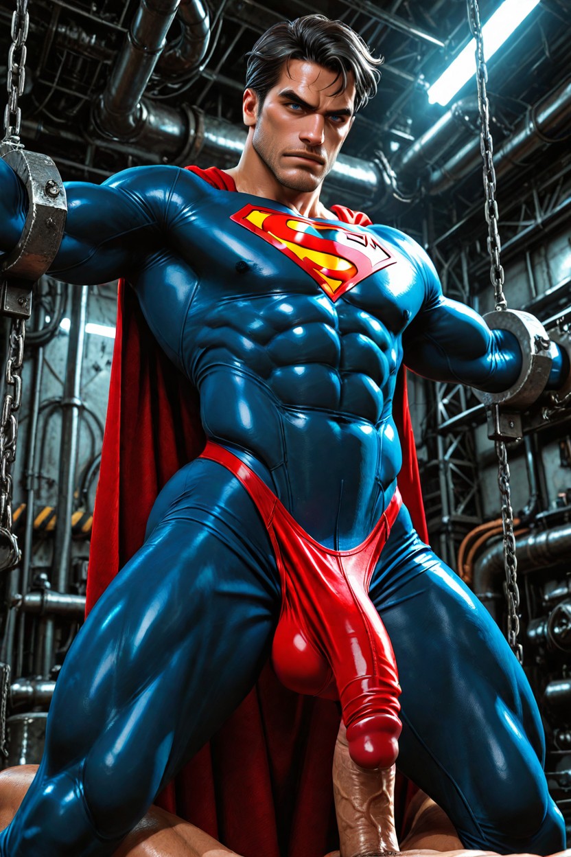 Detailed Body, Strong Lines, Vista Lateral Porno gay IA