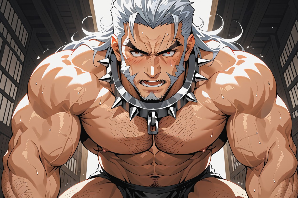 Pixel Anime Art, Doggy Style Fucking, Simple Line Art AI Gay Porn