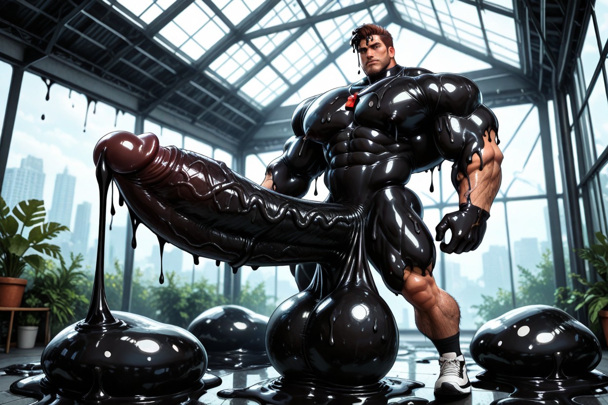 Room Flooded With Black Slime, Gallons Of Slime, Brown Hair Porno gay IA