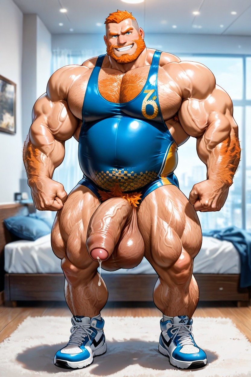 18+, Standing, Smug Expression AI Gay Porn