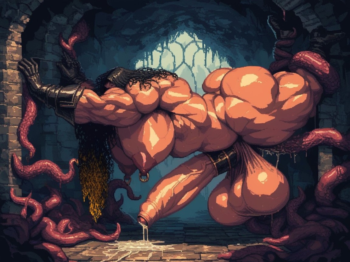 Tentacles, Wide Hips, 18+ AI Gay Porn