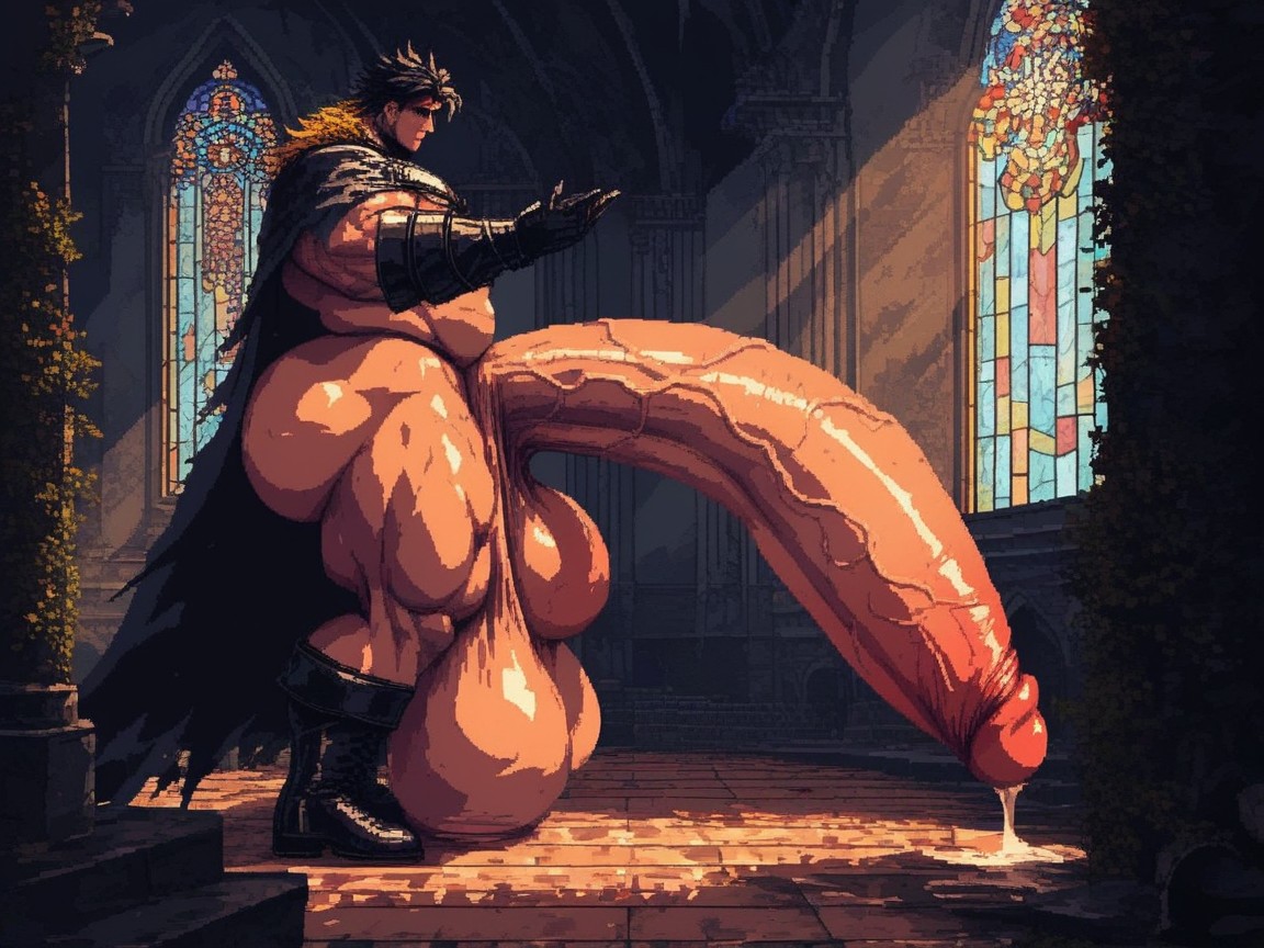 Uncircumcised, Head Bowed, Iglesia Porno gay IA