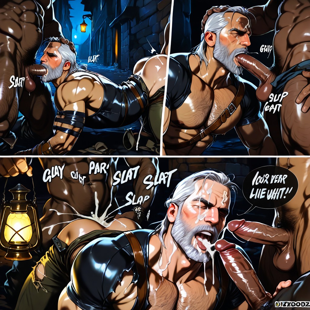 Cumshot, Mouth Wide Open, Lantern Light Porno gay IA