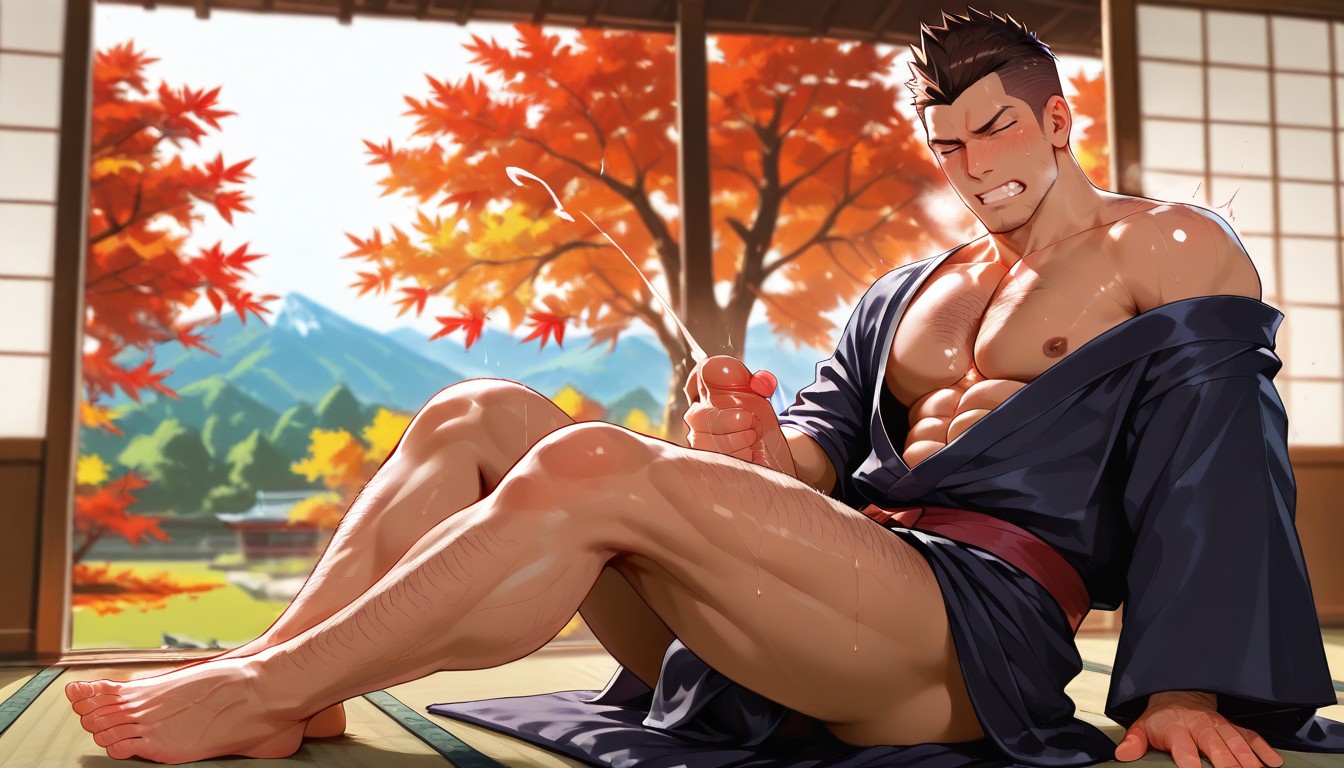 Fit, Inpainting Is Prohibited, Armpit Hair AI Gay Porn