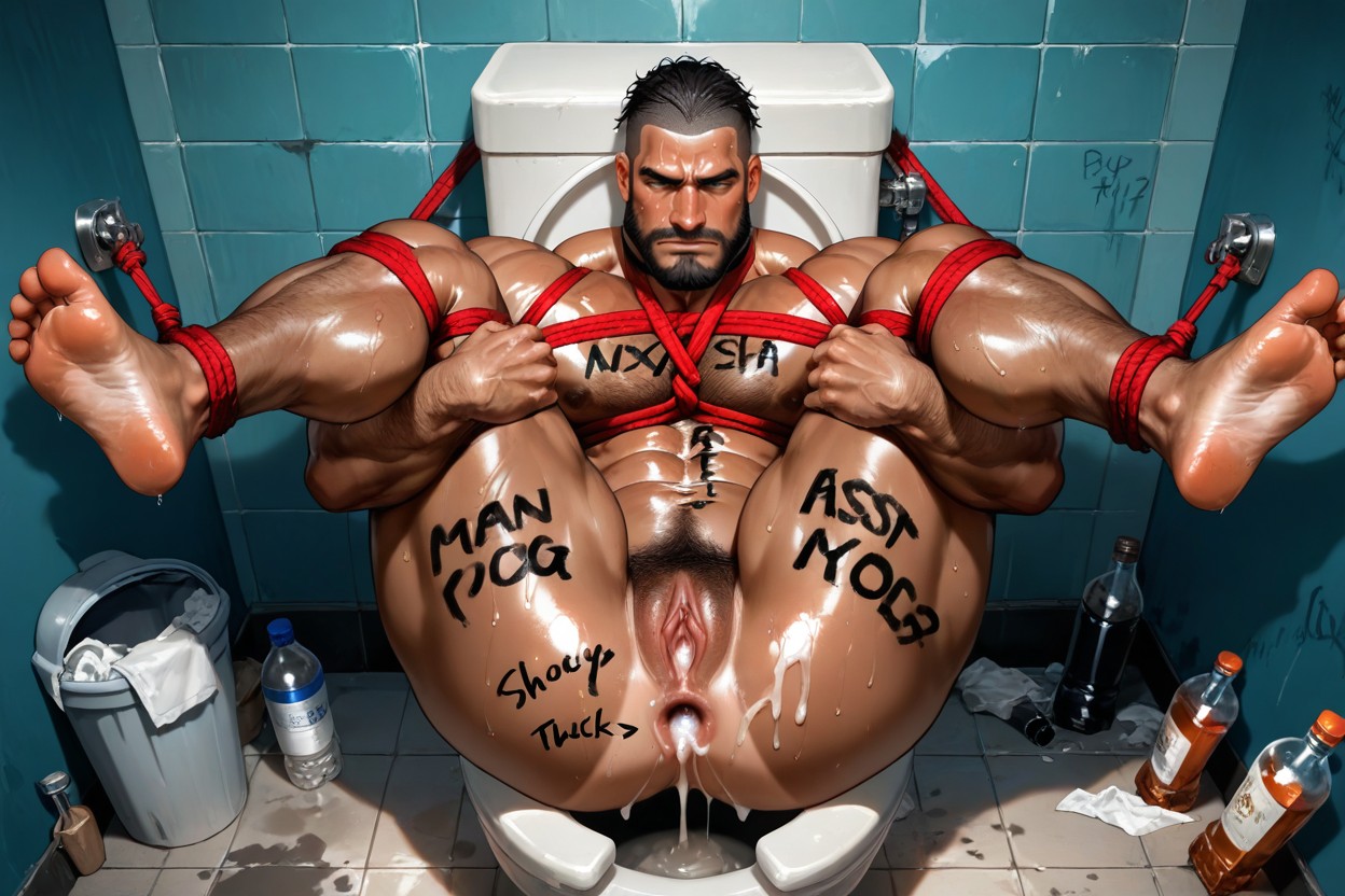 Dripping Love Juice, Football Coach, 20+ AI Gay Porn