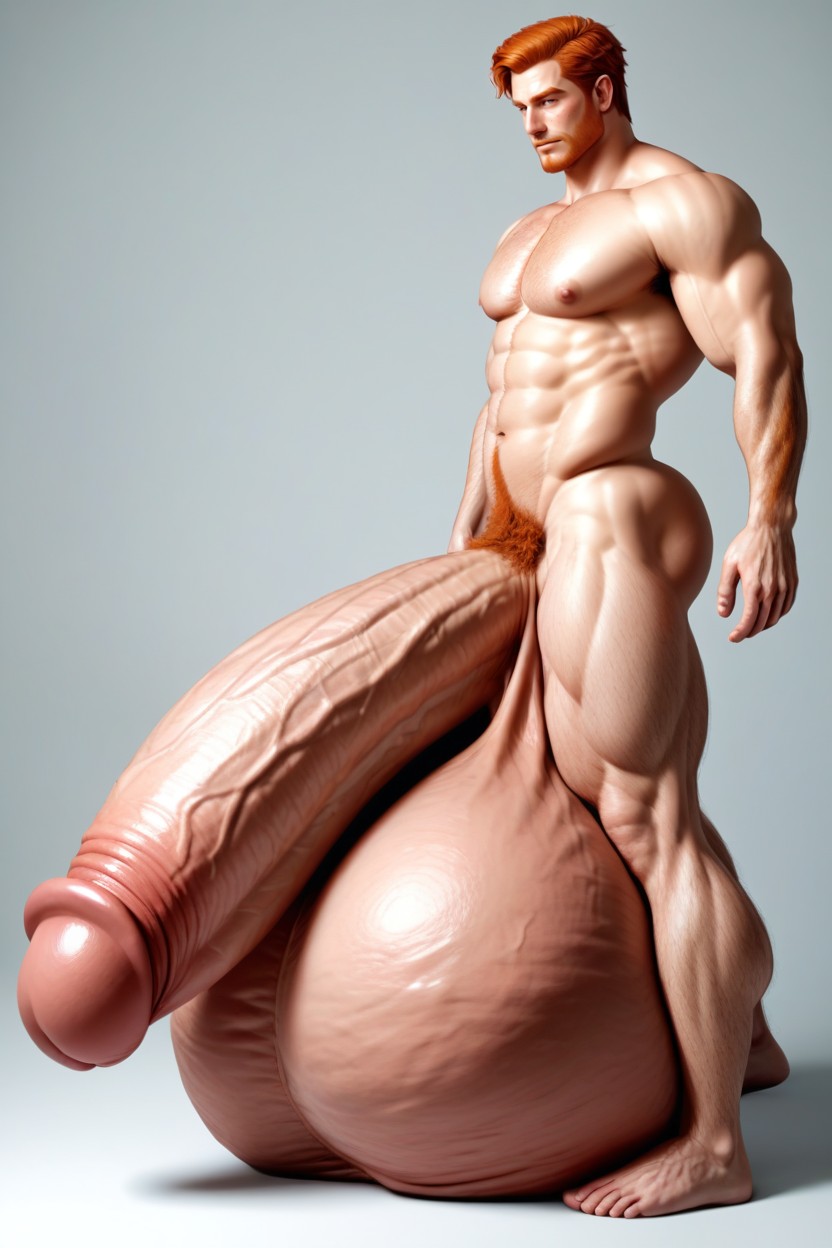 Ginger, Ginger Body Hair, Ginger Pubic Hair AI Gay Porn