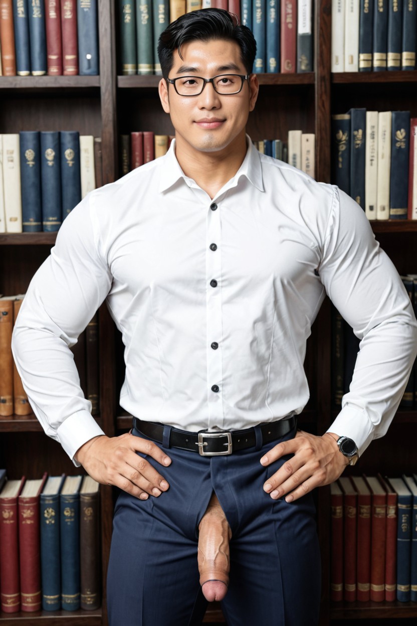 Thick Arms, Clean Gorgeous Face, 1 Persona Porno gay IA