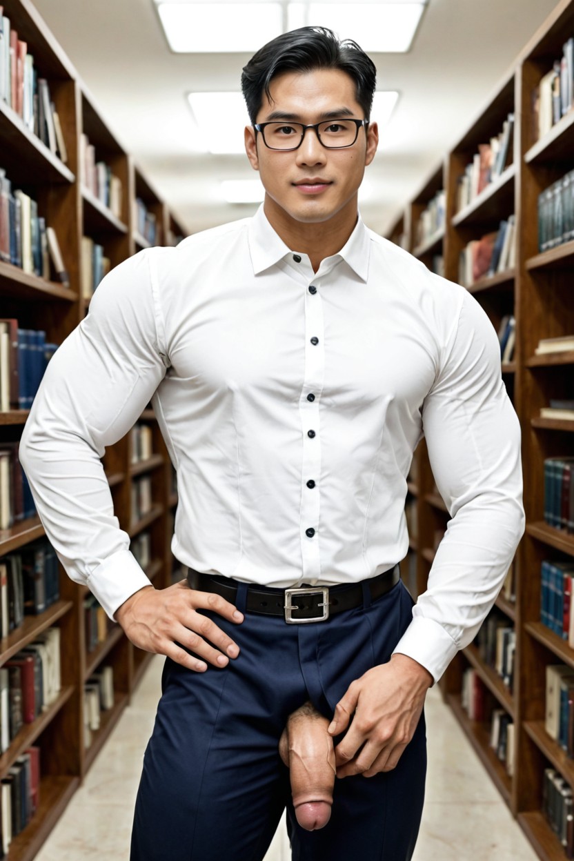 Very Closely Cropped Hair, Uncut Dick Size Moyen Downward, Smooth Wrinkle-resistant Fabric Porno gay IA