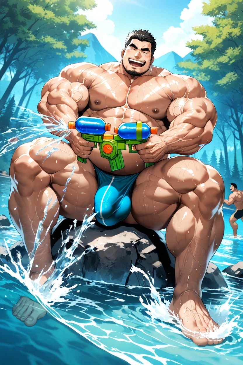 Forest, Fat, Masculine Porno gay IA