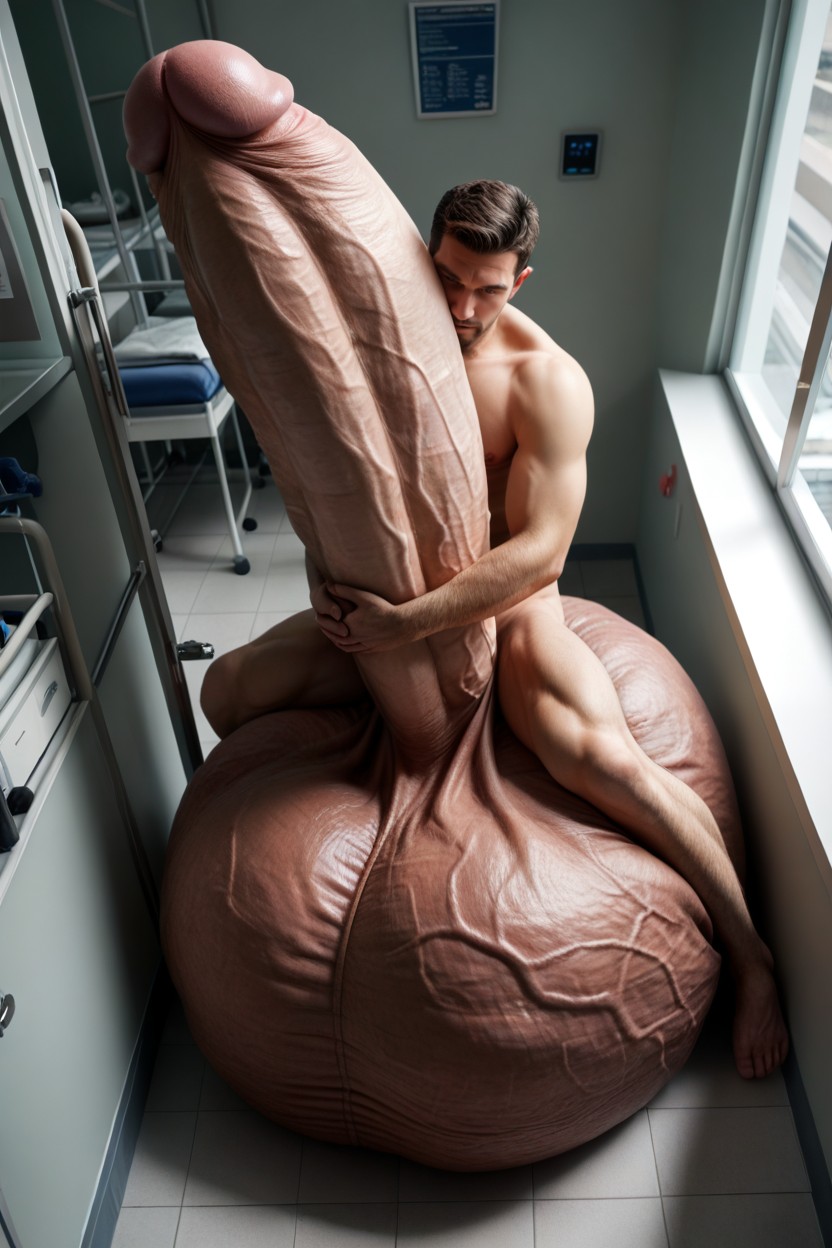 Examination Room, Indoors, Solo Male Porno gay IA