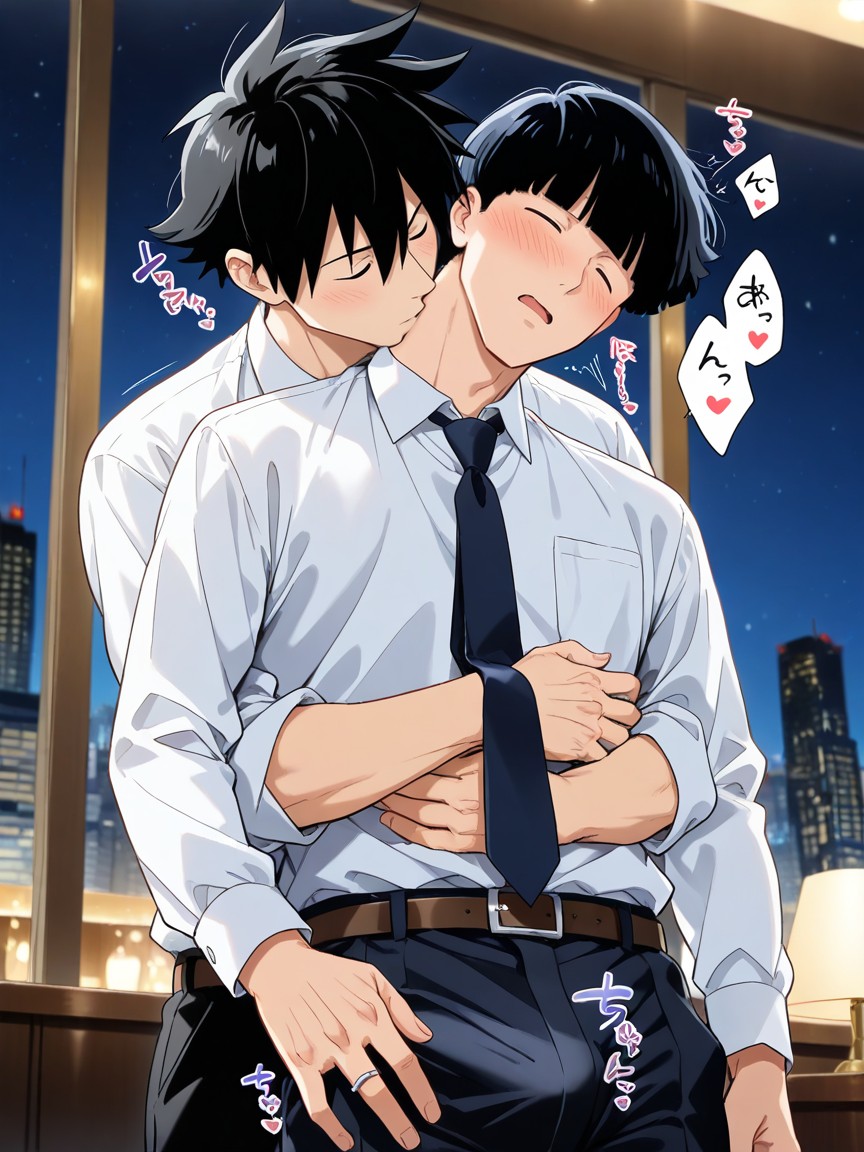 Fit, Gay, Standing AI Gay Porn