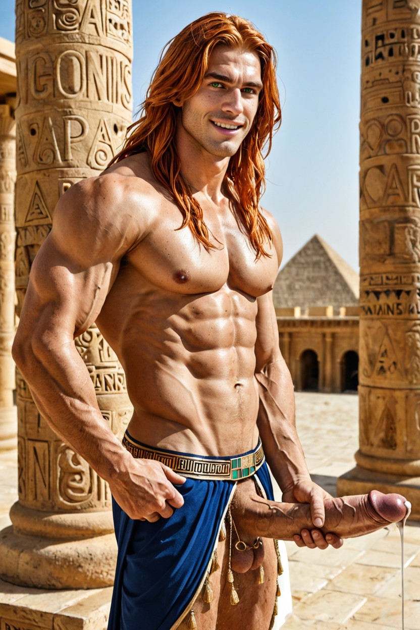 Ginger Hair, Ginger, Strong Eyebrows AI Gay Porn