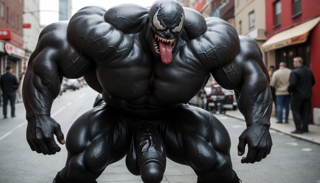 Peaked Biceps, Defined Muscles, Cosplay AI Gay Porn