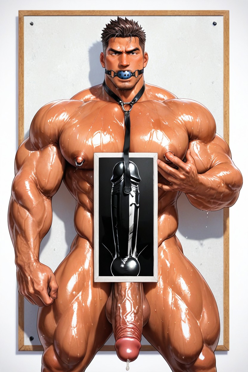 Sweat, Naked, Bara AI Gay Porn
