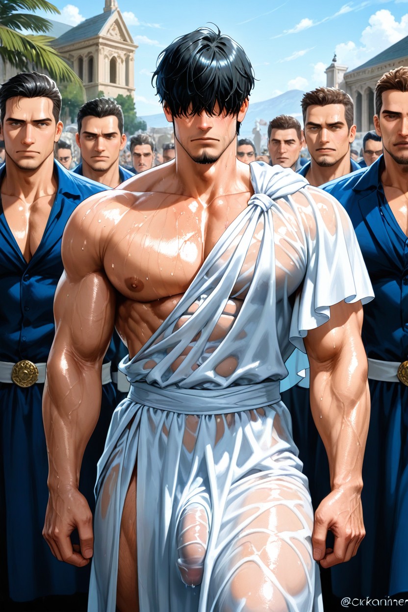 White Sash, Fit, 25+ AI Gay Porn