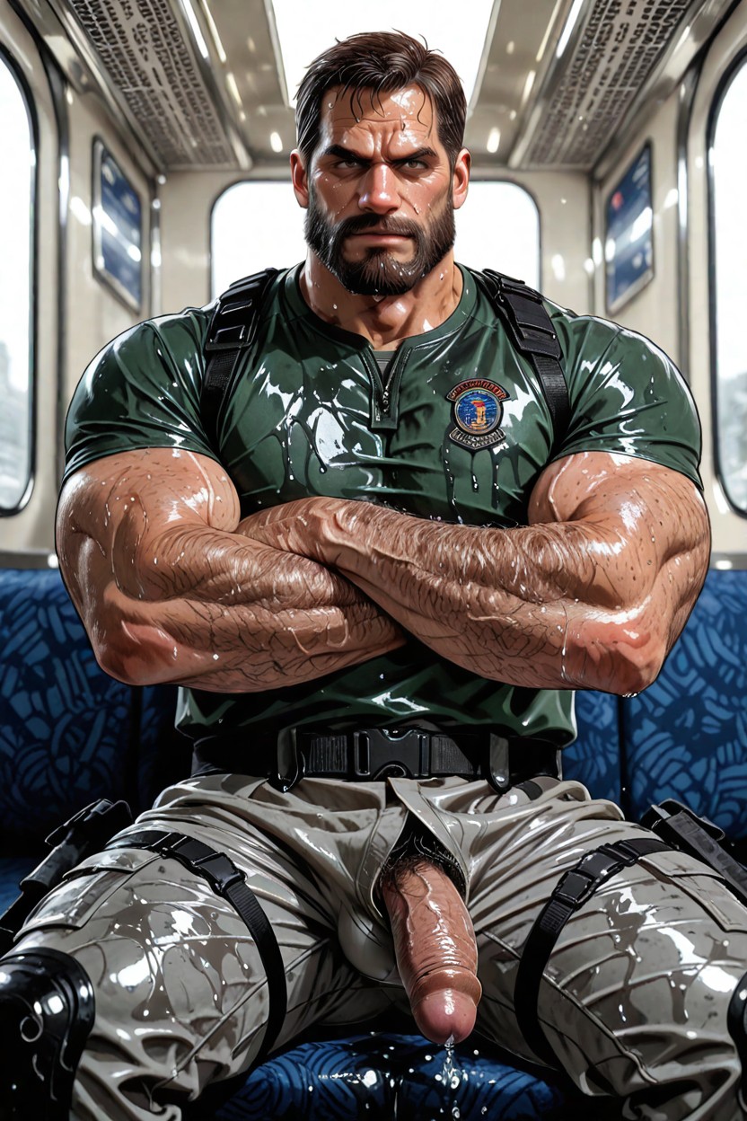 Tactical Gear, Cock Coming Through Ripped Pants, Cock Porno gay IA