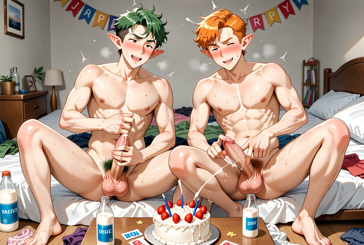 Embarrassed, Blushing Elf Ears, Embarrassed AI Gay Porn