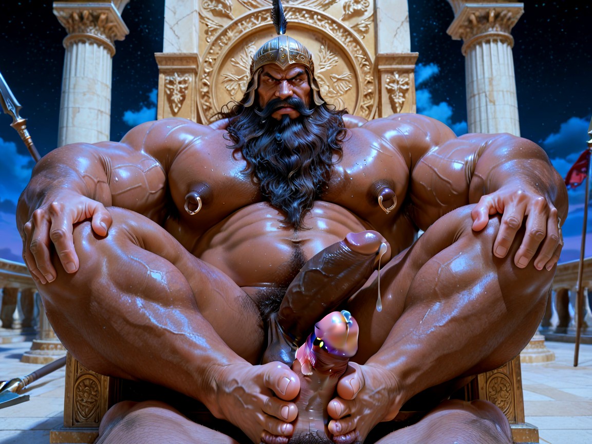 Huge Arms, Ancient Greek Palace, Enojada Porno gay IA
